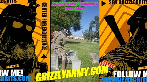 SGT GRIZZLEGRITS COMMUNITY WORK PARTY! MANGO, FL CEMETERY