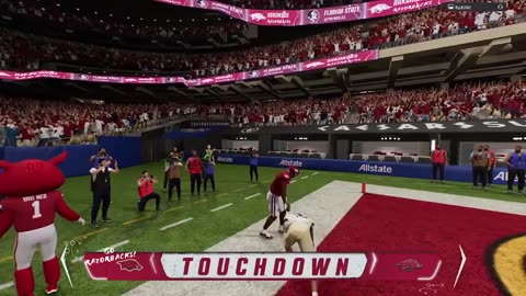 “Arkansas Shocks FSU with This INSANE TD! 🏈🔥