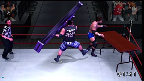 Buh Buh Ray dudley vs steven richards TLC π🪜🪑 SmackDown Here Comes the Pain # Buh buh cutter