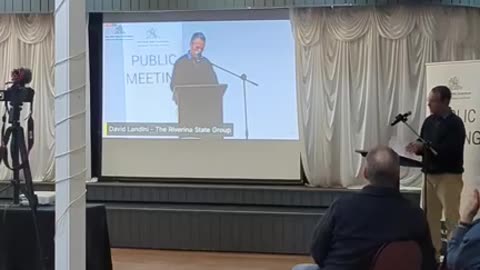 Billboard Battalion live at a public meeting at Hay NSW about the Pottinger Wind Factory - 5/6/2025