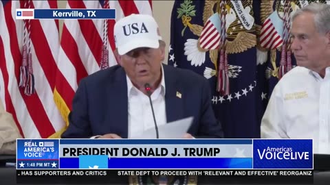 POTUS GIVES FIRST COMMENTS IN TEXAS