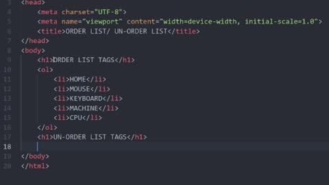 Ordered vs unordered list in HTML🧠Beginner web Dev Guide