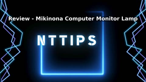 Mikinona Computer Monitor Lamp with Asymmetric Design USB Powered Led Eye-Caring