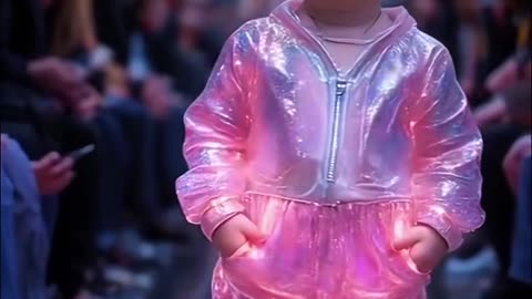 Cute baby fashion show