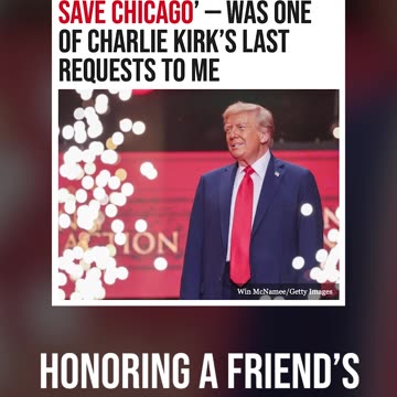 President Trump Is Going to Honor His Friend's Final Wish