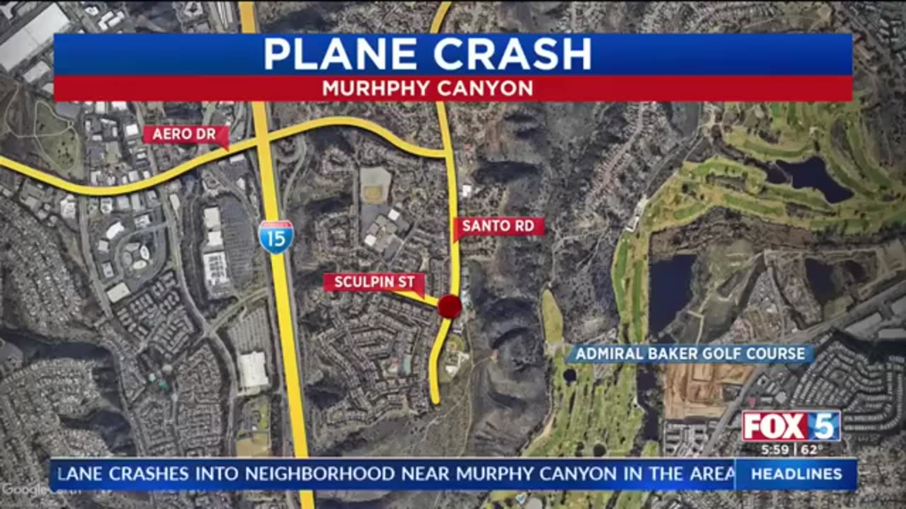 Plane crashes near Murphy Canyon
