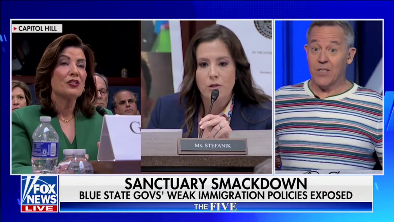 Greg Gutfeld Says 'Douche' Democrat Senator Was Lucky 'He Wasn't Flattened' By DHS