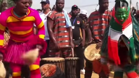 This is all he ever wanted to explore African culture and ancestry stuffs