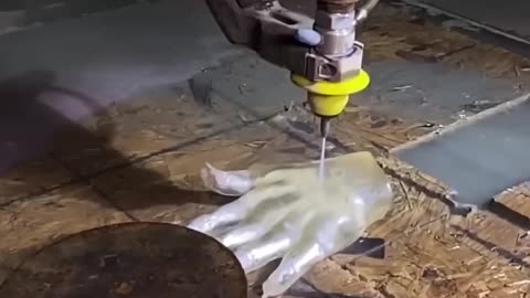 Water Jet Cutting Vs Dummy Hand