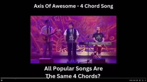 Listen to this - - - - All hit songs - It’s all 4 chords - bet you didn't know