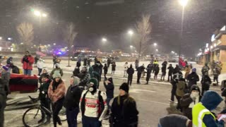 LIVE: Demonstration Outside Hotel Protesters Suspect Greg Bovino Is Staying At