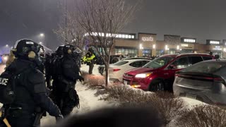 LIVE: Demonstration Outside Hotel Protesters Suspect Greg Bovino Is Staying At