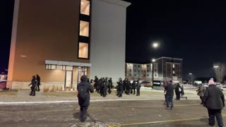 LIVE: Demonstration Outside Hotel Protesters Suspect Greg Bovino Is Staying At