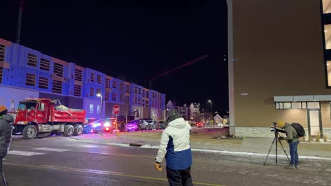 LIVE: Demonstration Outside Hotel Protesters Suspect Greg Bovino Is Staying At