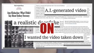 Fact Check: Video Of Amy Klobuchar Saying 'Perfect Titties' About Sydney Sweeney Ad NOT Authentic