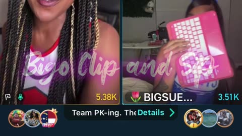 Team PK Liyah Droski SueWoo before the PK 12/20/25 #bigoclipandsip