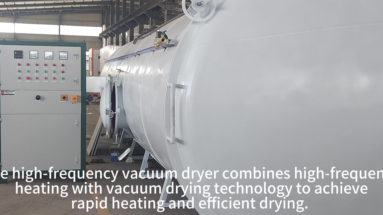 The high-frequency vacuum dryer