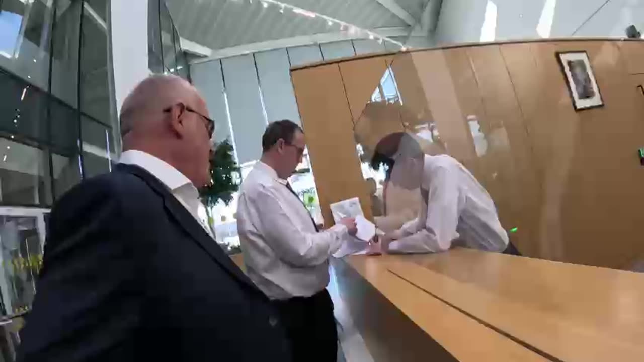 SERVING KHAN ET AL AT LONDON CITY HALL OVER CHINESE CONTROLLED LASER RADAR WEAPONS