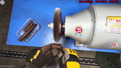 restoration of an antique weapon