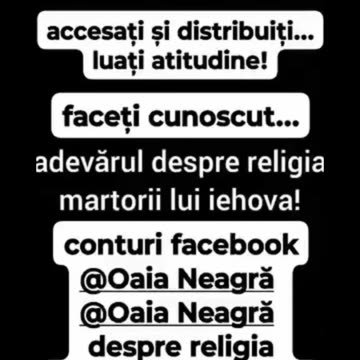 demascare religia martorii lui iehova