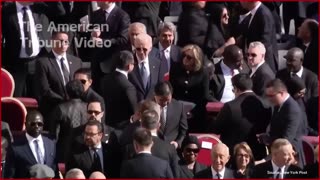 "What an Embarrassment!”: Biden Seen Struggling, Humiliated Again at Pope Francis’s Funeral