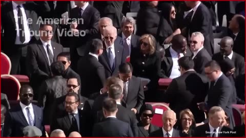 "What an Embarrassment!”: Biden Seen Struggling, Humiliated Again at Pope Francis’s Funeral