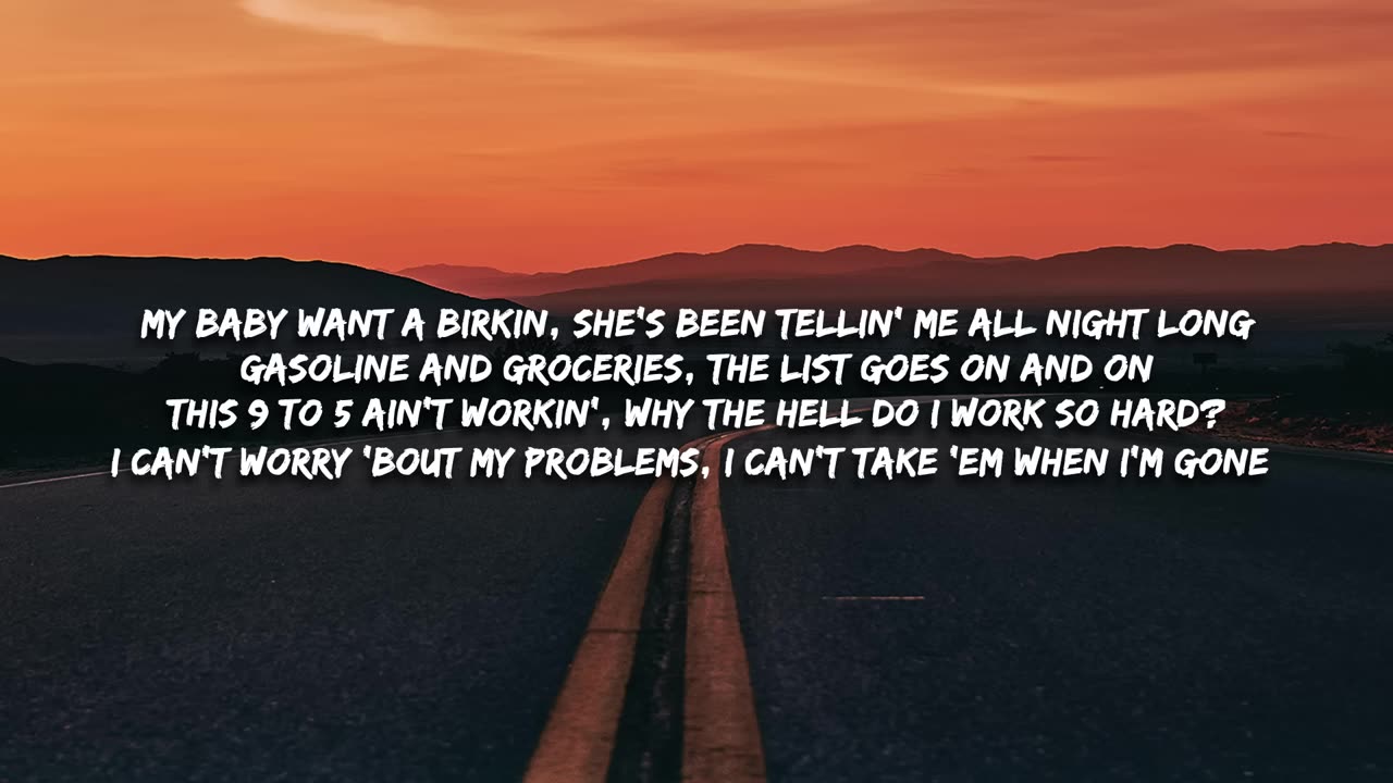 Shaboozey - A Bar Song (Lyrics) "someone pour me up a double shot of whiskey"