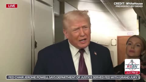 PRESIDENT TRUMP PRESS GAGGLE ON AF1 11-12-2026