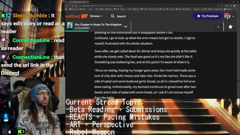 Beta Reading + REACTS + Commentary + Writing: Pacing Mistakes | Drawing: Perspective | Brian Evenson Research | Rebel Weapon New Story
