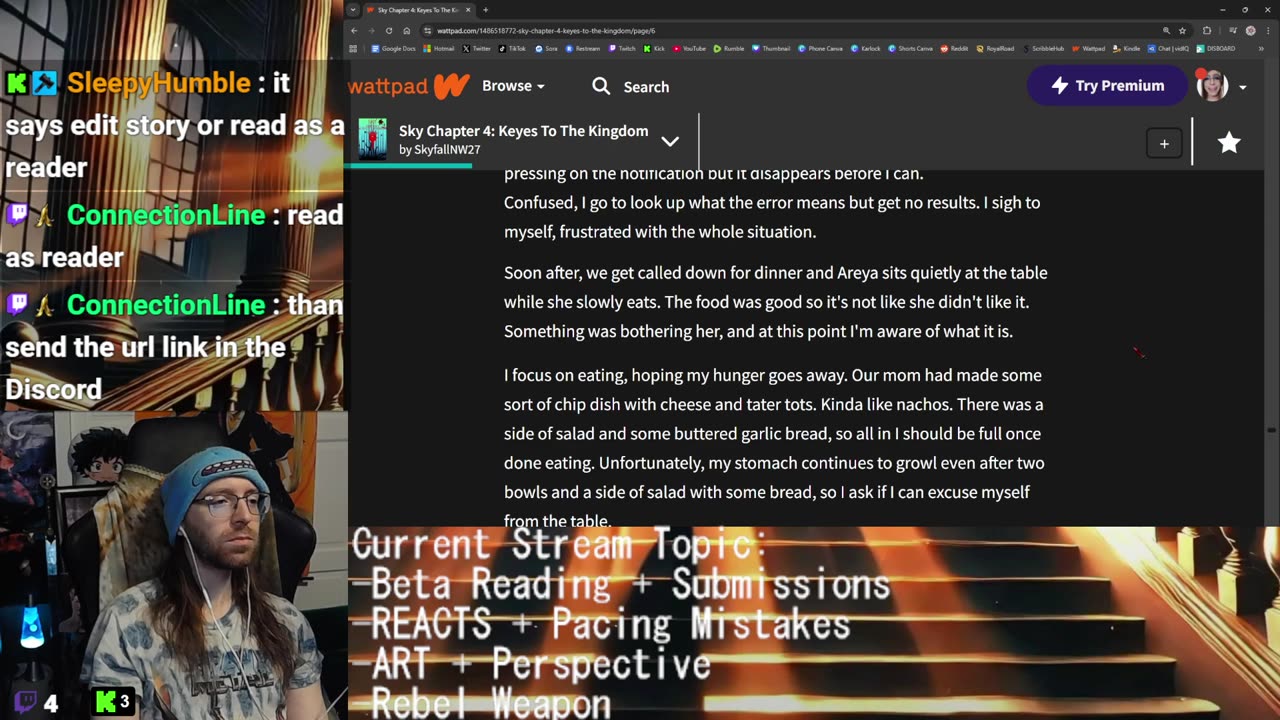 Beta Reading + REACTS + Commentary + Writing: Pacing Mistakes | Drawing: Perspective | Brian Evenson Research | Rebel Weapon New Story