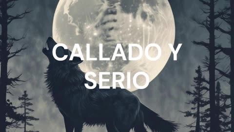Callado y serio
