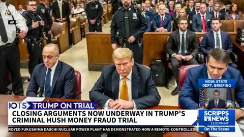 Trump's defense delivers closing arguments in hush money criminal trial