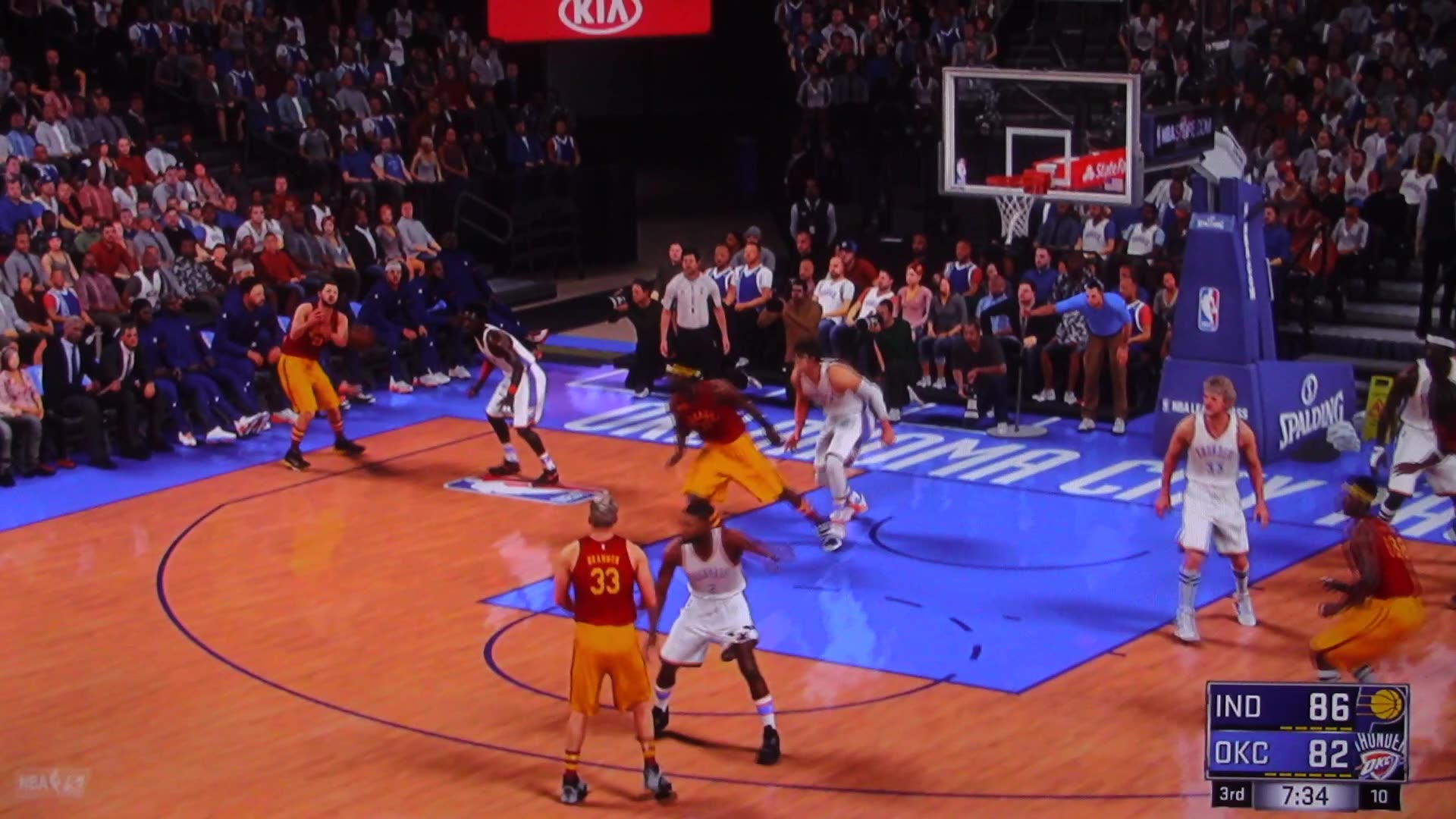 NBA2K: Indiana Pacers vs Oklahoma City Thunder (Overtime-Buzzer Beater)