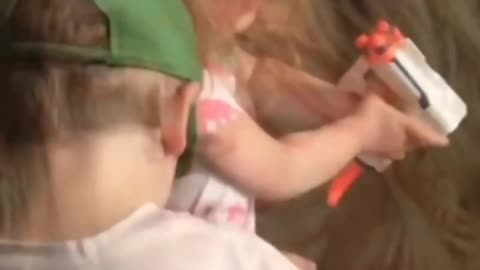 small kids js having some fun