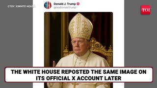 Trump on AI Pope Uproar, Laughs At Critics, Slams