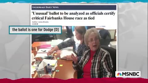 Value of Each Vote in Elections That End in a Precise Tie | Rachel Maddow | MSNBC