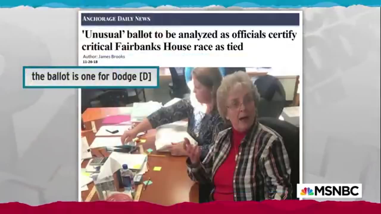 Value of Each Vote in Elections That End in a Precise Tie | Rachel Maddow | MSNBC