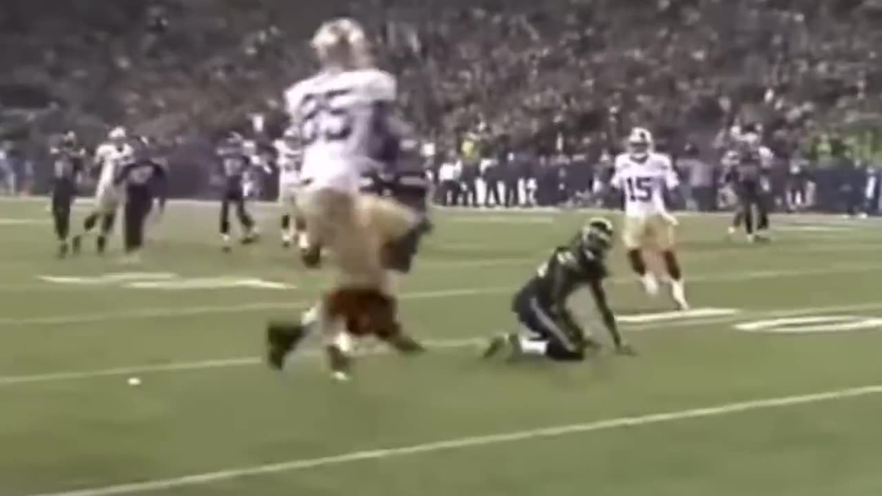 Hardest football hits 💥 #shorts