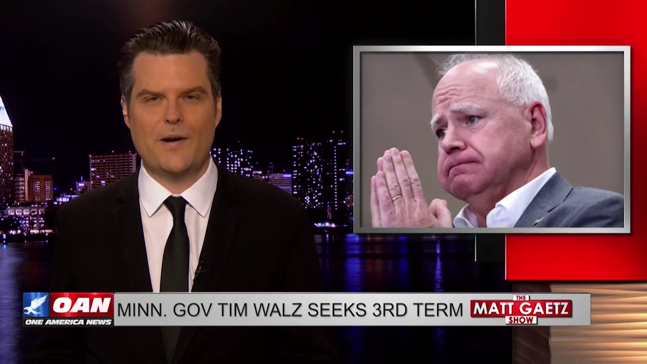 🚩 Matt Gaetz RIPS Tim Walz, who's running for a 3rd term as MN gov.