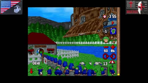 Lemmings 3D (PlayStation - 1997) [NA Version of "3D レミングス"]