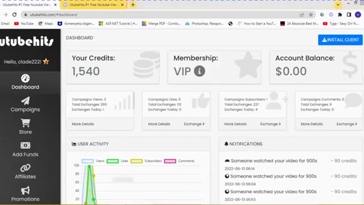Earn & Promote Videos