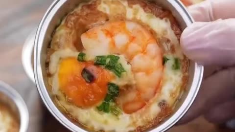 1-Minute Prawns Omelette Recipe | Fast, Juicy & Packed with Flavor!