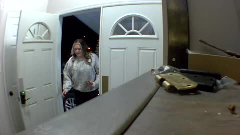 Man Immediately Stumbles Down Split Level Staircase