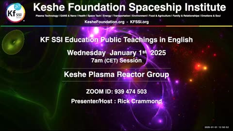 Keshe Plasma Reactor Group 2025-01-01-T1