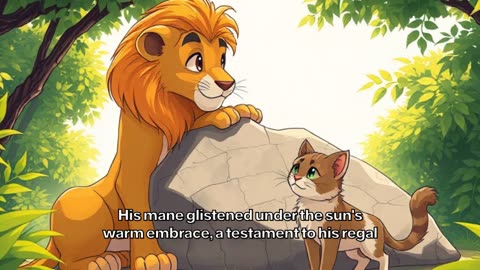 Tiny Cat Meets the King of the Jungle | A Brave Little Kitten's Amazing Adventure