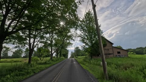 4K Driving Thru Up Wayne County Pennsylvania PA 1 2 3 4 5 6 7 8 Avoy Heights Road RD Community