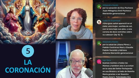 ROSARIO MILAGROSO CON MARÍA REINA QUE TE LLEVA EN SUS BRAZOS
