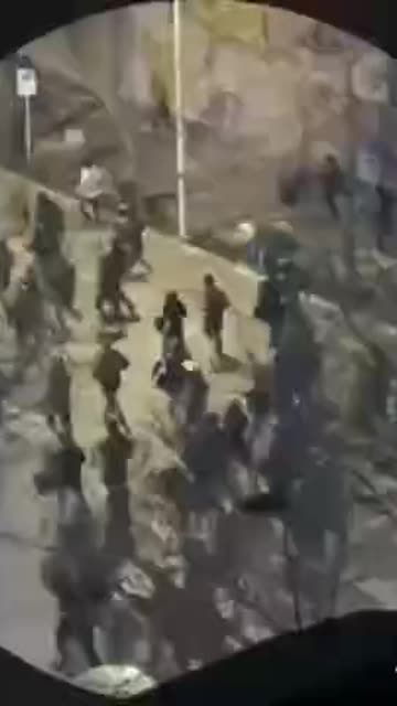 Thousands Give Chase to Fleeing Security Forces in Iranian Capital