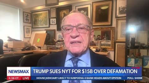 Alan Dershowitz Explains Why Trump’s Media Lawsuits Are Set Up To Fail In US Courts