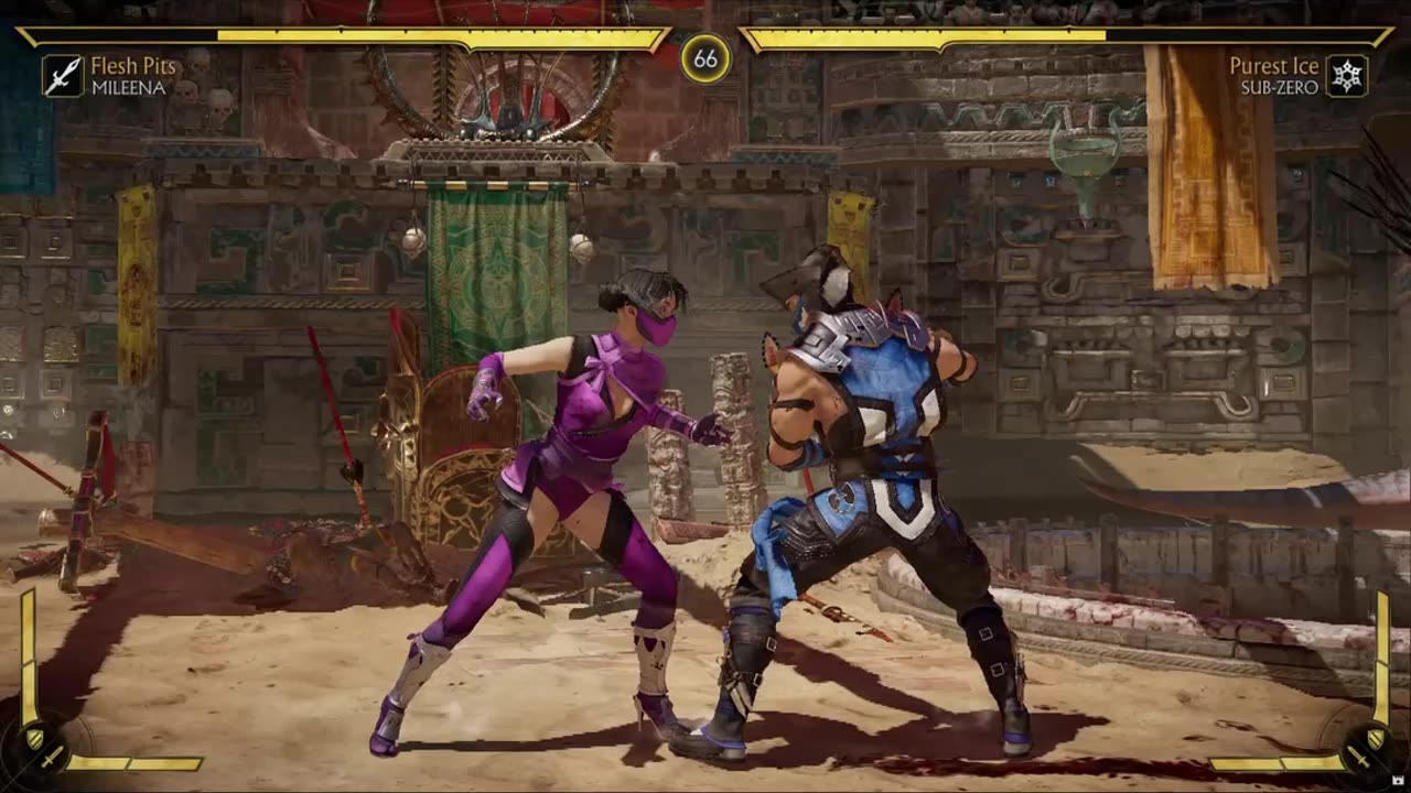 When Mileena meets sub zero